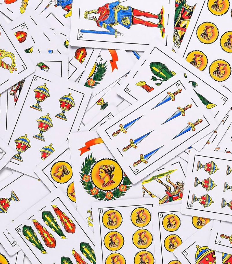 reglas de cartas - baraja española de juegos de cartas y dominó